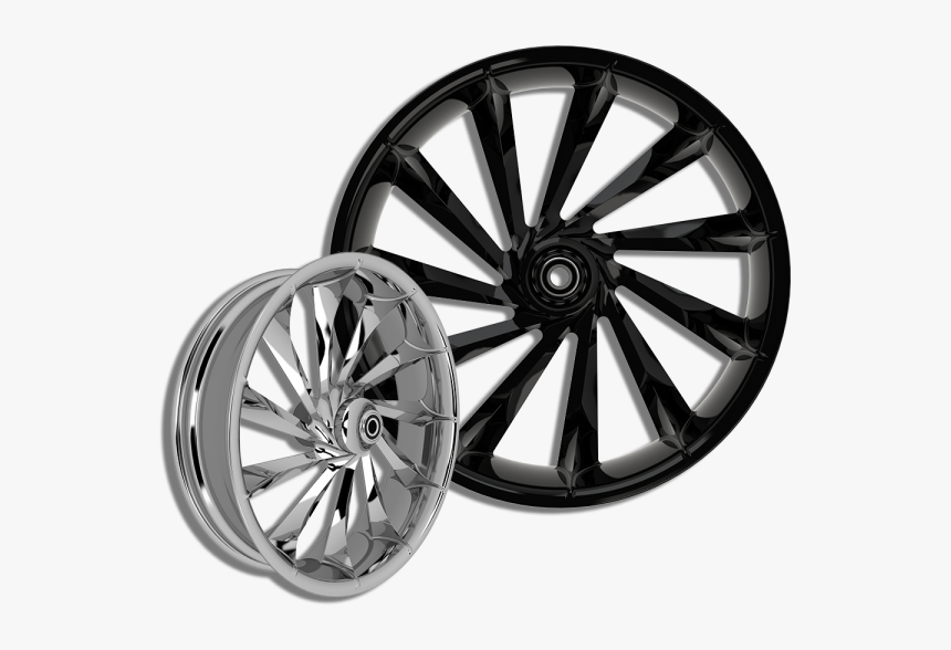 3d Maverick Custom Harley Motorcycle Wheel - Smt Straight Line Wheel, HD Png Download