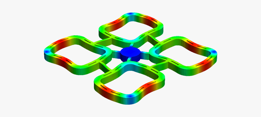 Coventorware Simulation Of Thermal Field Generated - Baby Toys, HD Png Download