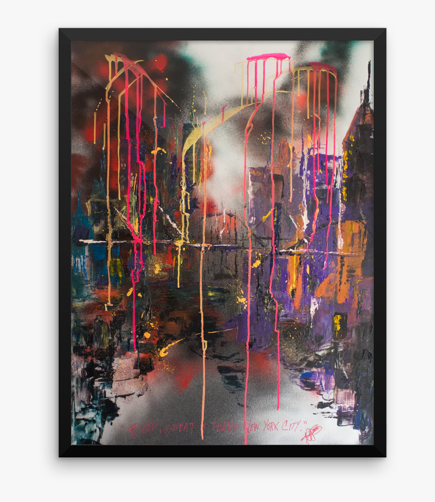Image Of Blood, Sweat & Tears New York City - Modern Art, HD Png Download