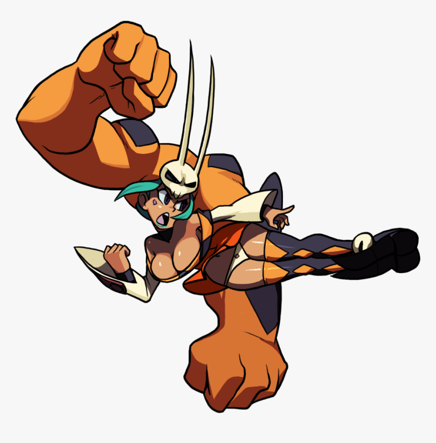Cerebella Skullgirls, Fighting Games, Art Studies, - Da Cerebella, HD Png Download