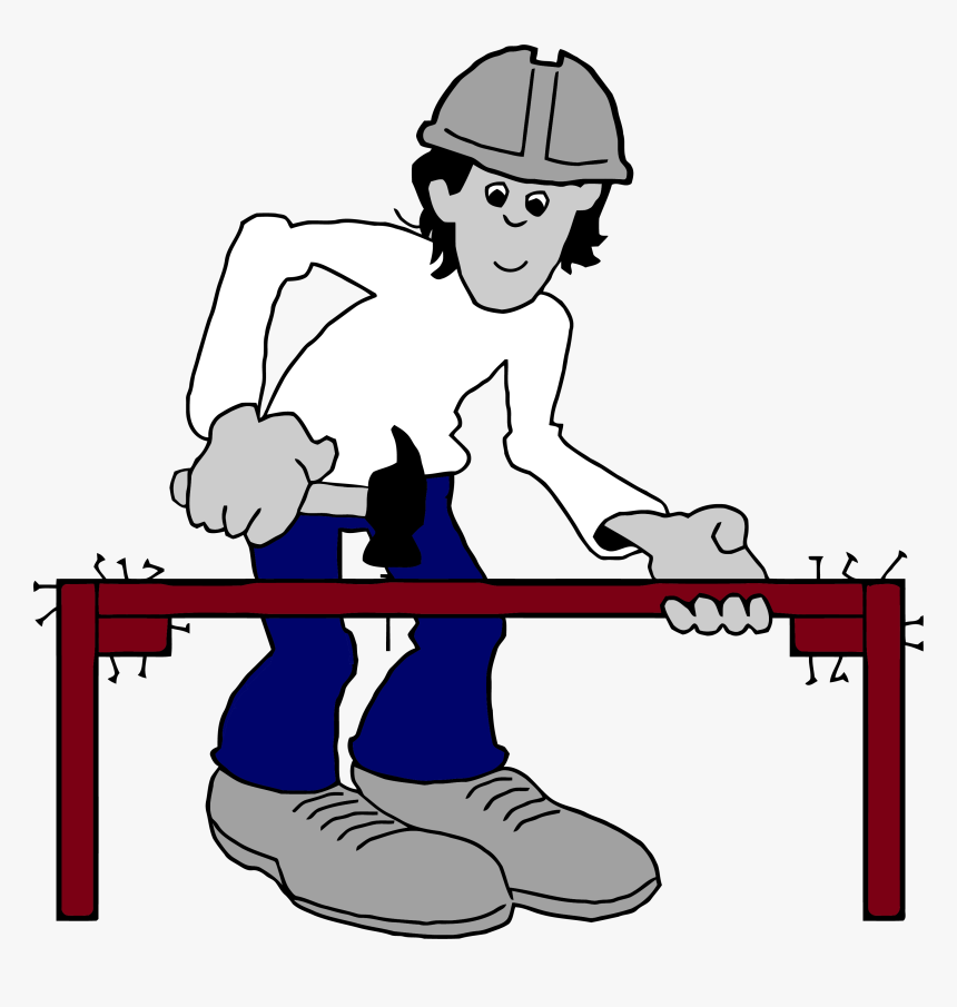 Carpenter Bad Nail Clipart Png - Carpenter Clipart, Transparent Png