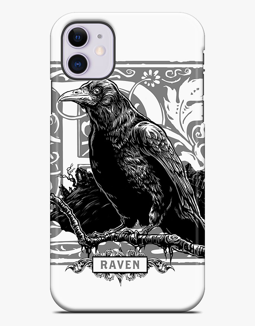 R Is For Raven Iphone Case 
 Data Mfp Src //cdn - Crow, HD Png Download