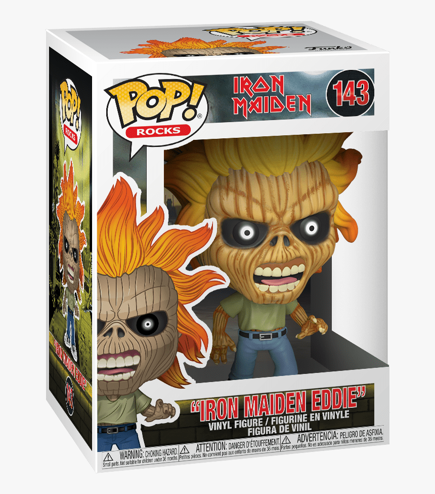 Eddie Iron Maiden Funko Pop, HD Png Download
