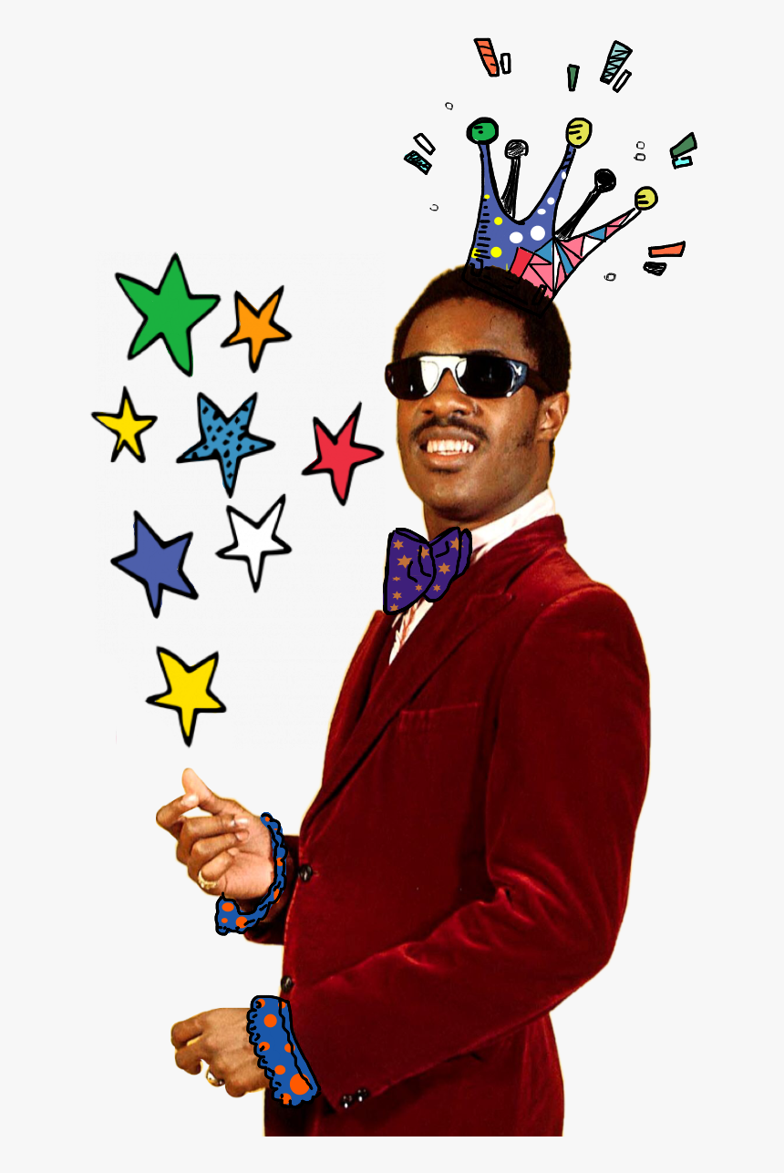 #steviewonder #jazz #music #singer #madewithpicsart - Stevie Wonder Red Suit, HD Png Download