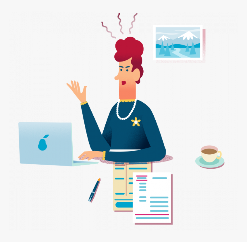 Frustrated2 - Illustration, HD Png Download