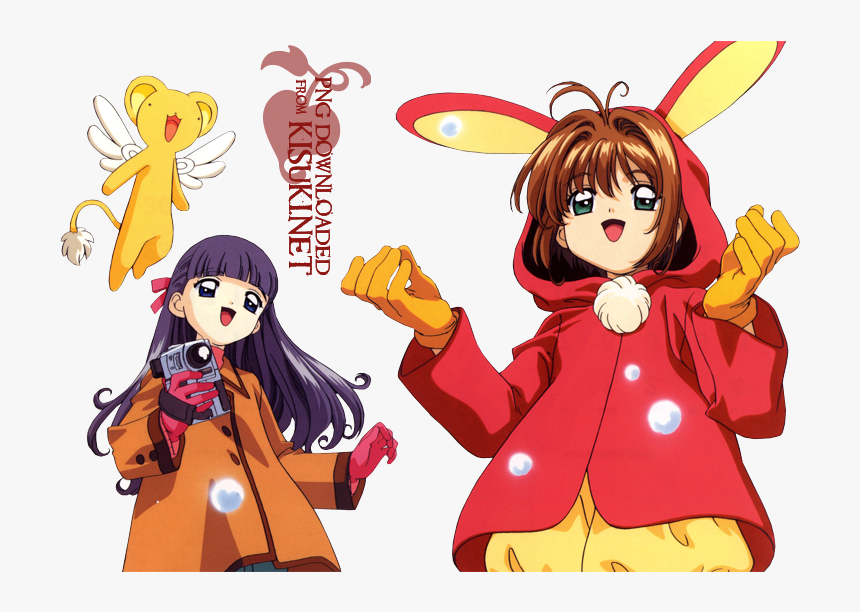 Card Captor Sakura, Sakura Card Captor, And Cardcaptor - Kinomoto Tomoyo Daidouji Y Sakura, HD Png Download