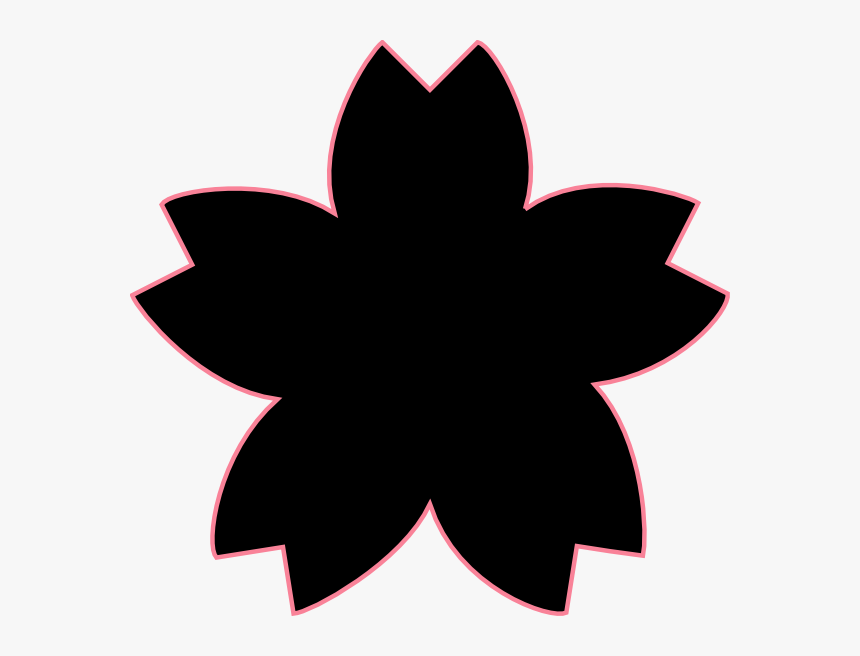 Sakura Flower Sakura Silhouette, HD Png Download