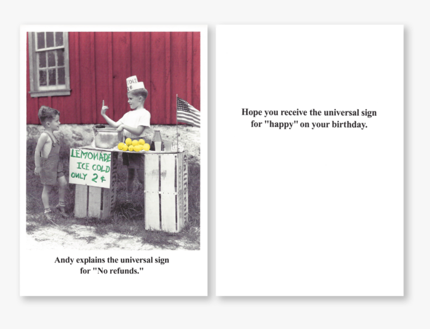 Capturing The Shoebox Brand Voice Often Means Going - Lemonade Stand 1940s, HD Png Download