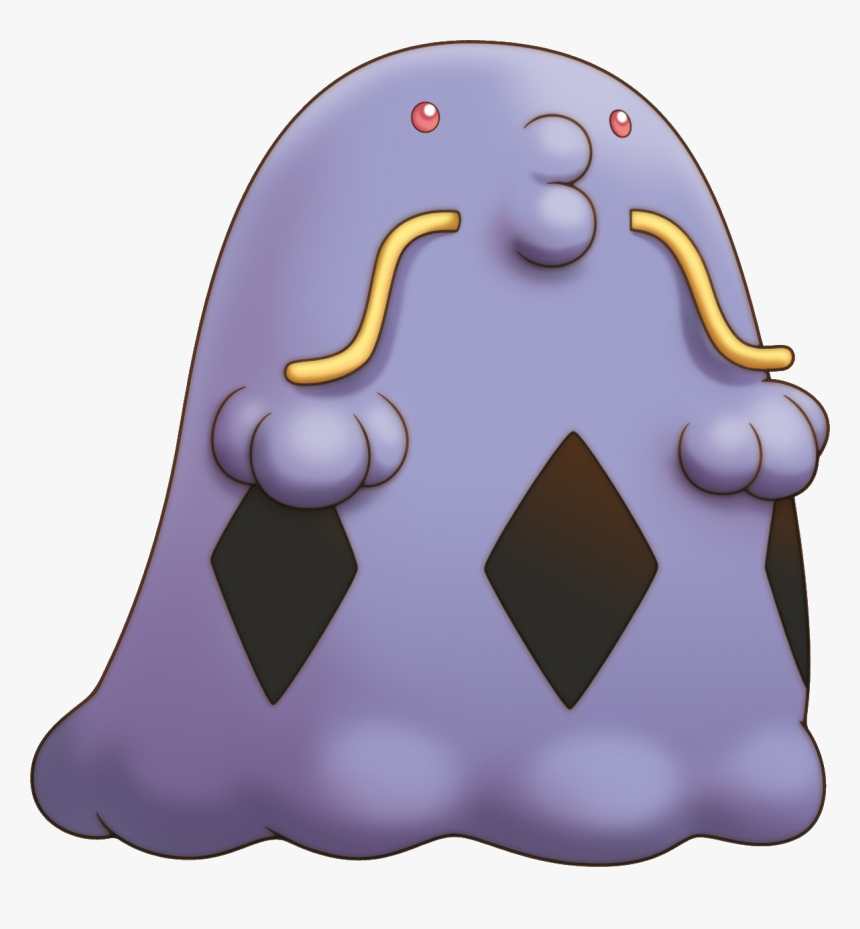 #swalot #pokemon #anime #pocketmonsters - Ghost Pokemon With Mustache, HD Png Download