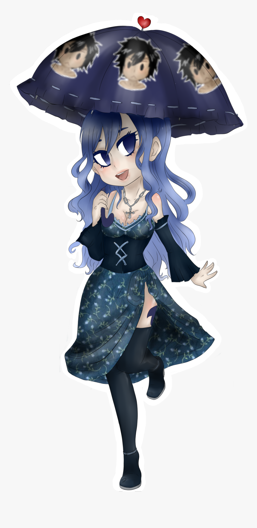 Noriko Neko Xion - Juvia Chibi, HD Png Download