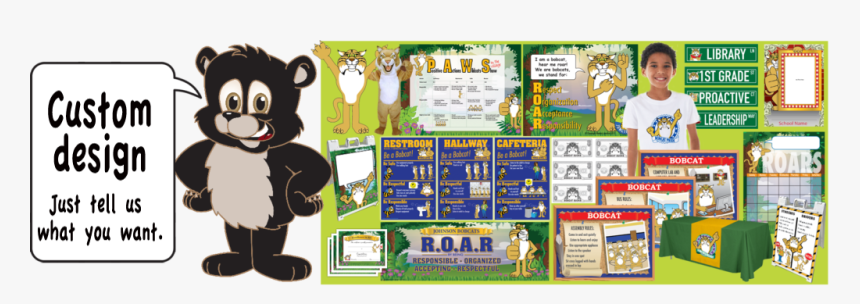 Pbis Posters Black Bear Cub Mascot Clip Art - Clip Art, HD Png Download