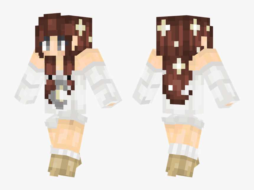Minecraft Sailor Girl Skin, HD Png Download