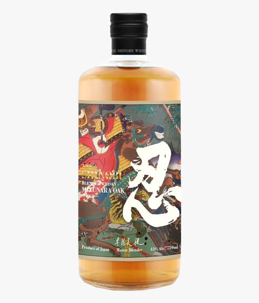 Shinobu Blended Malt Whisky , Png Download - Shinobu Mizunara Oak Blended Whisky, Transparent Png