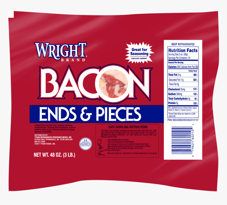 Wright Bacon Ends And Pieces, HD Png Download