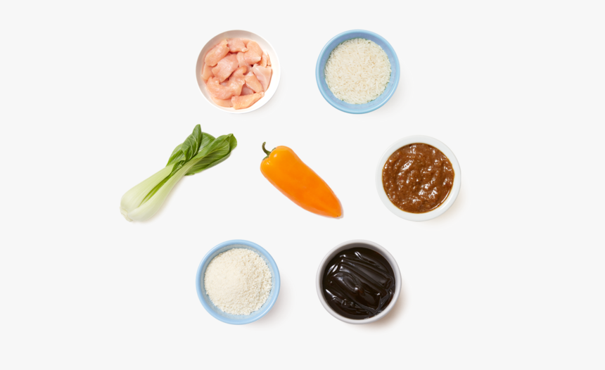 Chinese Chicken Meatballs With Bok Choy & Sweet Peppers - Stir Frying, HD Png Download