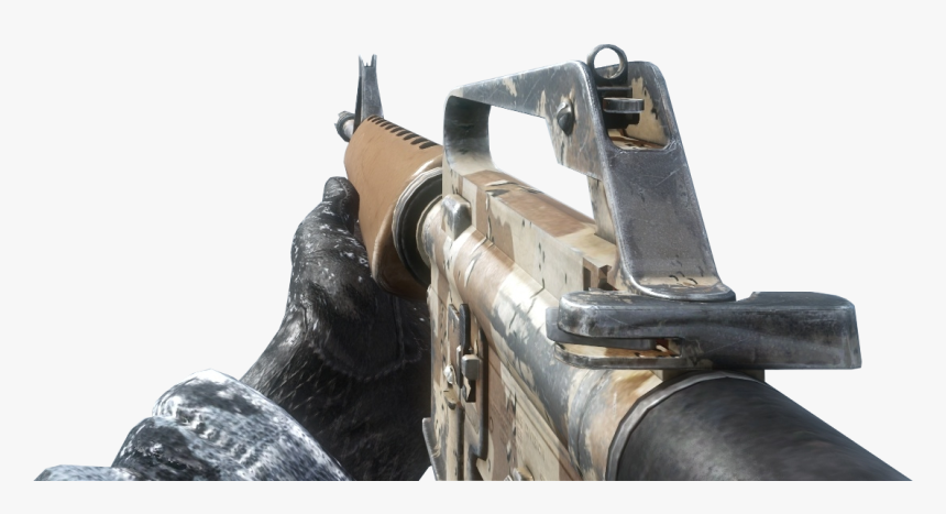 Archived - Gold M16 Black Ops, HD Png Download