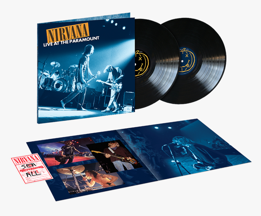 Live At The Paramount Std Edition 2xlp - Nirvana Live At Paramount Lp, HD Png Download