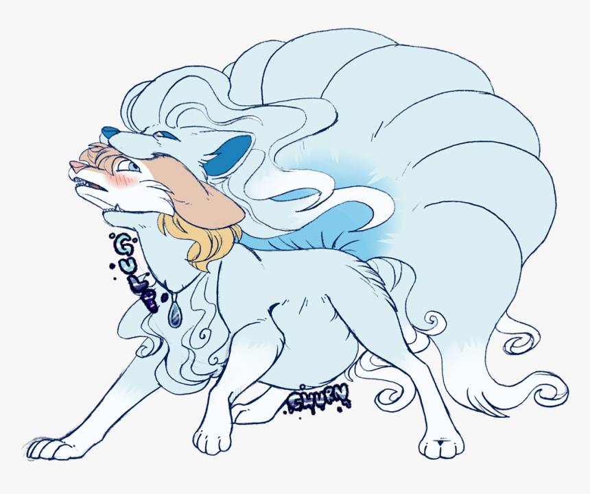 Stuffed Ninetails - Cartoon, HD Png Download