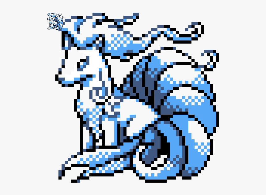 Pokemon Alolan Vulpix Pixel Art HD Png Download Transparent Png 