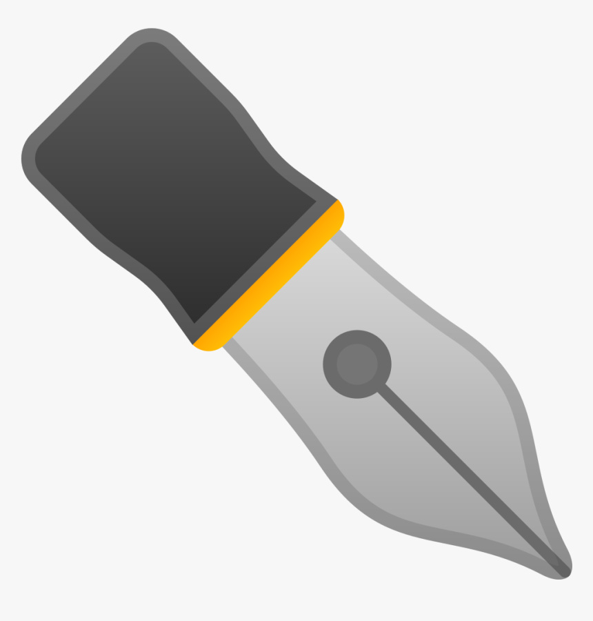 Black Nib Icon - Pen Nib Icon Png, Transparent Png