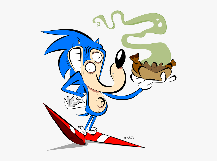 Testing A New Wacom Tablet And Sonic Was My First Victim - Cartoon, HD Png Download
