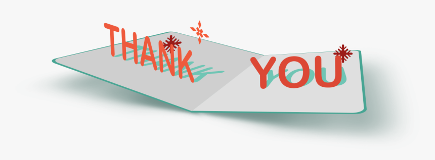 Thank You Card - Graphic Design, HD Png Download
