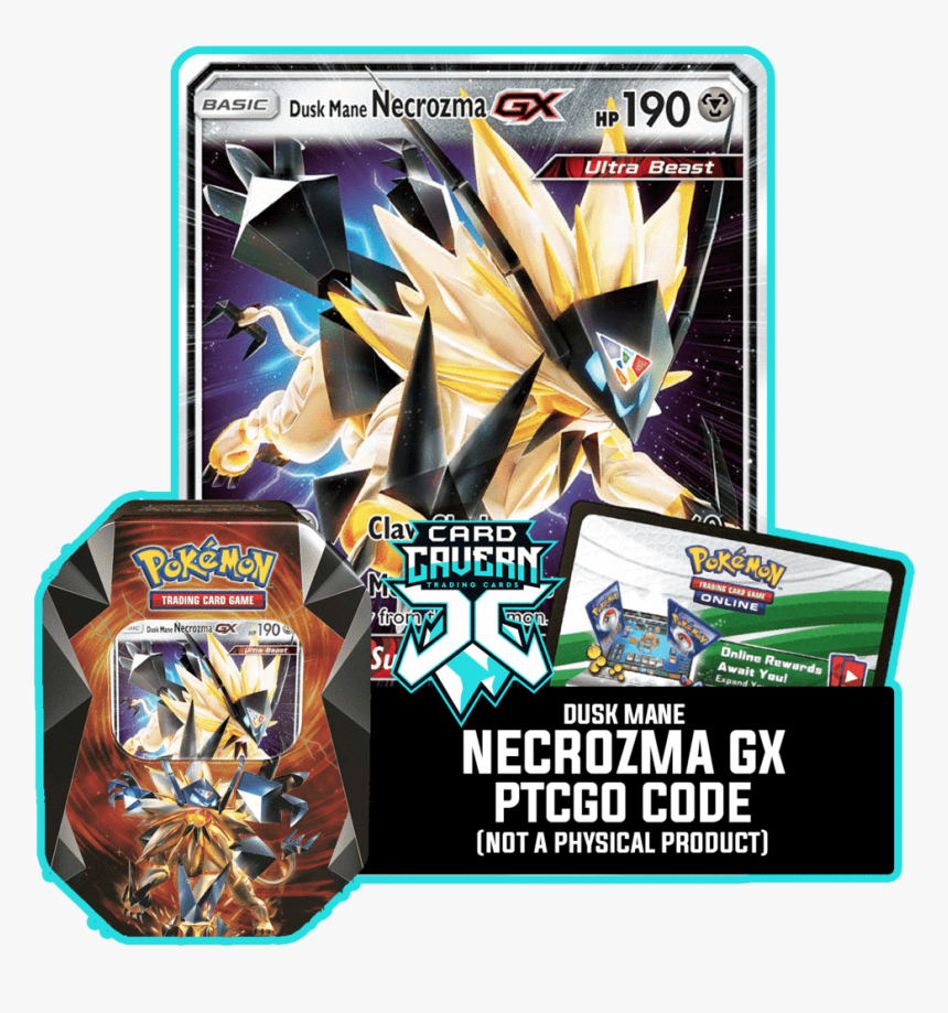 Pokemon Dusk Mane Necrozma Gx, HD Png Download