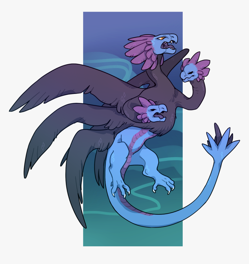 Hydreigon - Cartoon, HD Png Download