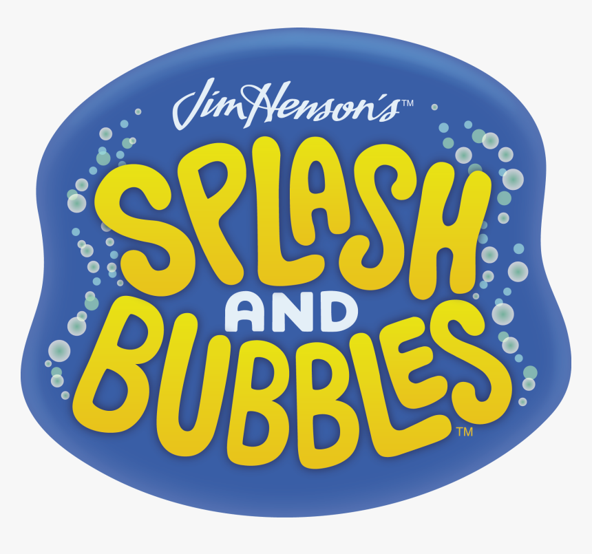 Splash And Bubbles Logo Png, Transparent Png