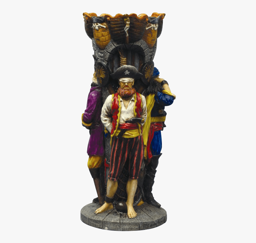 See, Hear, And Speak No Evil Pirate Candleholder - Figurine, HD Png Download