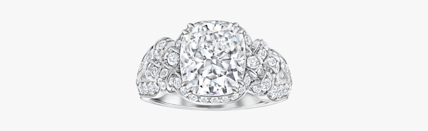 Front Shot Of The Bridal Couture By Harry Winston, - Engagement Ring, HD Png Download