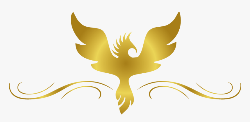 Gold Phoenix Logo Png, Transparent Png