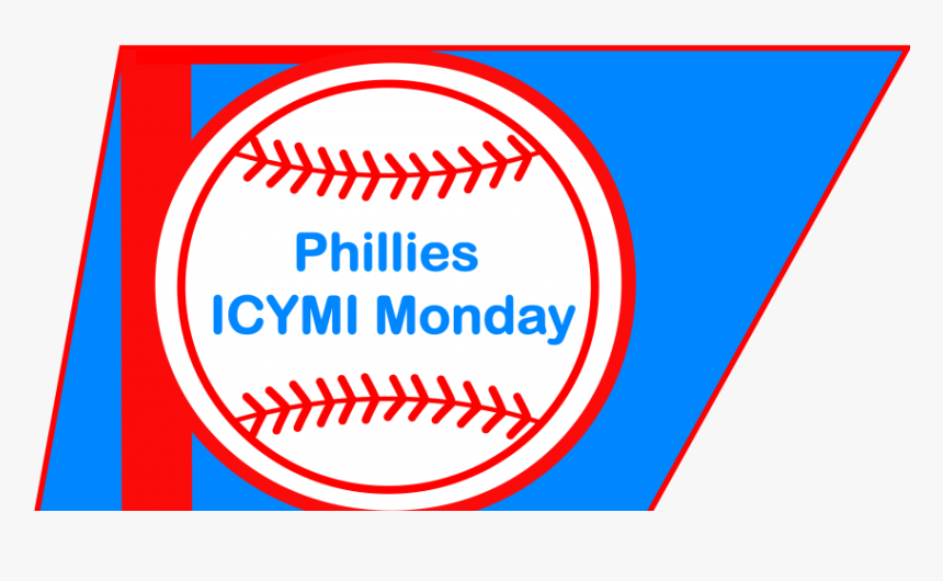 Phillies Icymi Monday - Svg Baseball Stitches, HD Png Download