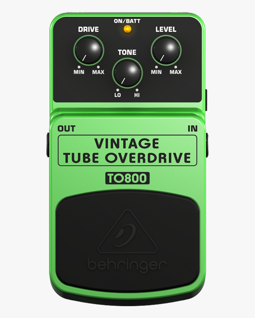 Behringer To800 Vintage Tube-sound Overdrive Effects - Behringer Vintage Tube Overdrive, HD Png Download