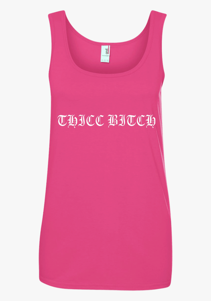 Thicc Bitch Shirt, Tank, Hoodie - 3533 Womens Spandex Jersey Tank Pink, HD Png Download