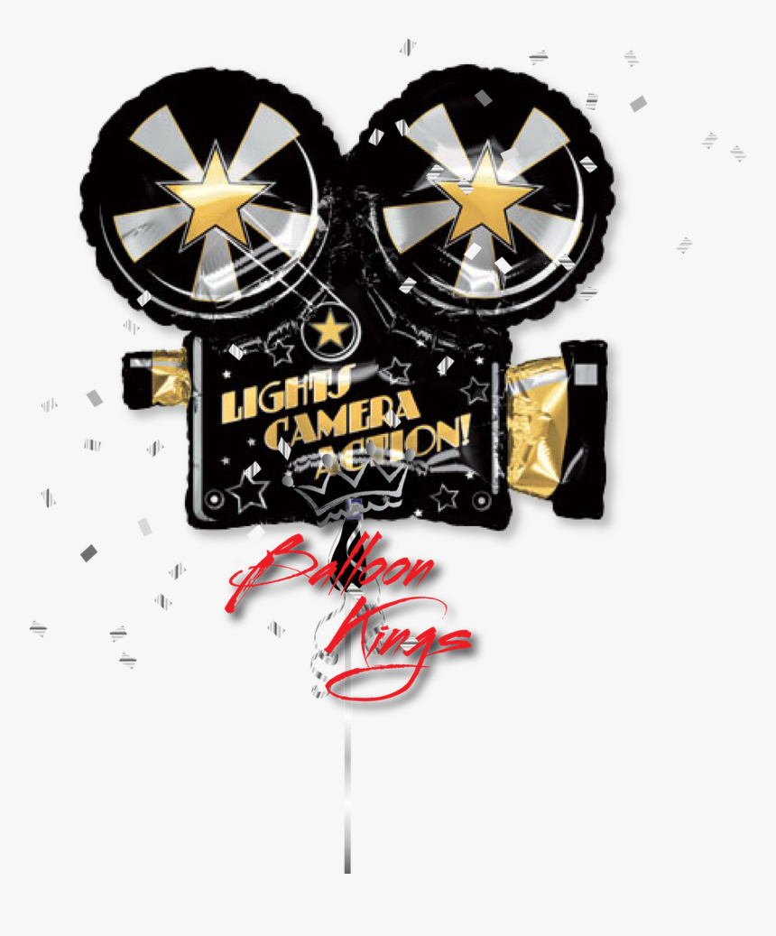 Movie Camera - Hollywood Lights Camera Action, HD Png Download