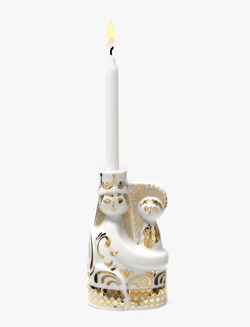 Wiinblad Christmas Jesus Maria Candle Holder Gold H12 - Wiinblad Christmas, HD Png Download