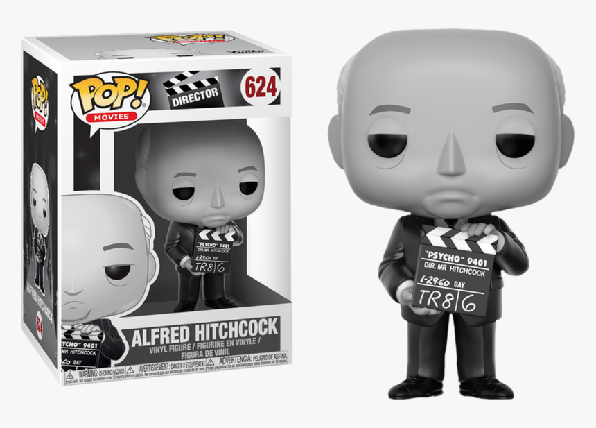 Alfred Hitchcock Pop Vinyl Figure - Funko Pop Alfred Hitchcock, HD Png Download