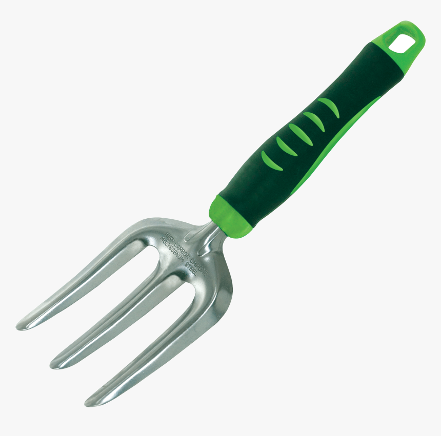 Stainless Garden Fork W/soft Handle - Weeder, HD Png Download