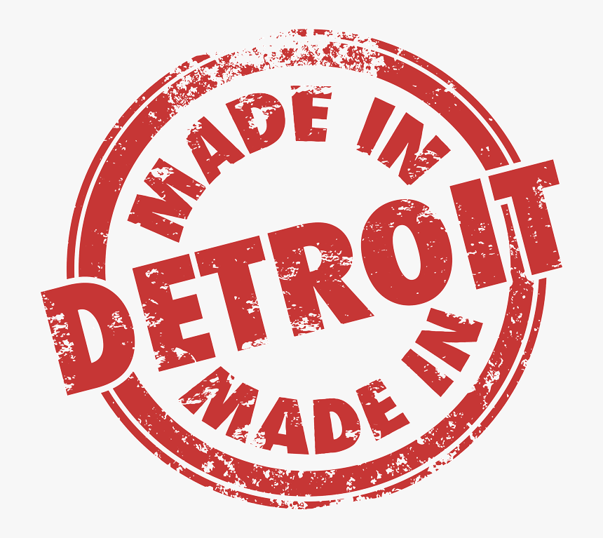 Detroit Stamp - Made In Detroit Png, Transparent Png