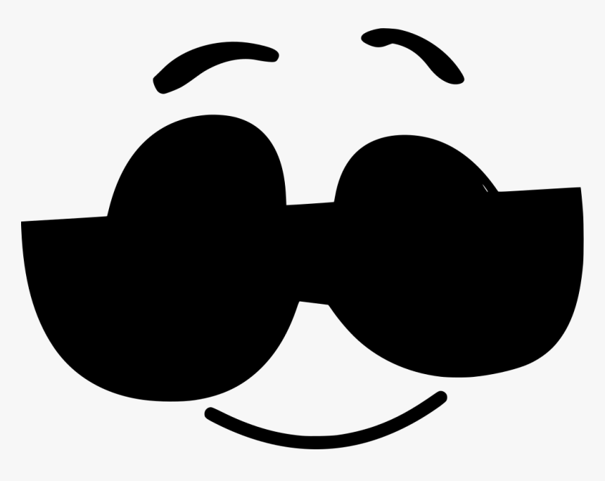 Smiley Face With Sunglasses Svg, HD Png Download