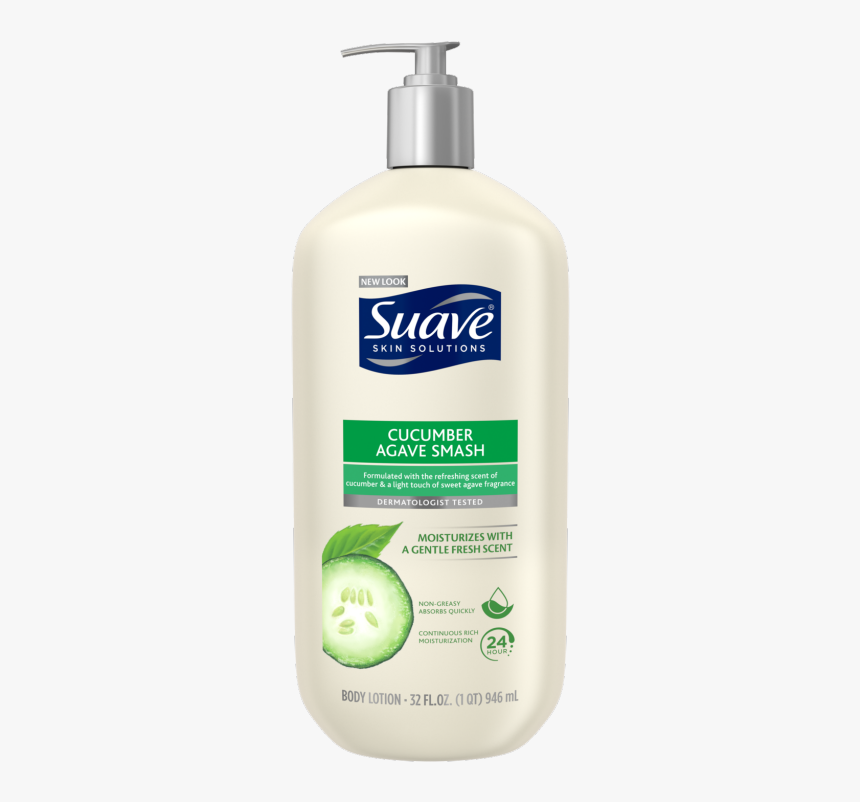 Cucumber Agave Smash Body Lotion 32oz - Suave Cocoa Shea Nourishing Lotion, HD Png Download