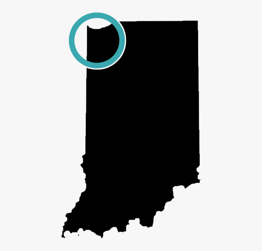 Nwi - State Of Indiana Transparent, HD Png Download