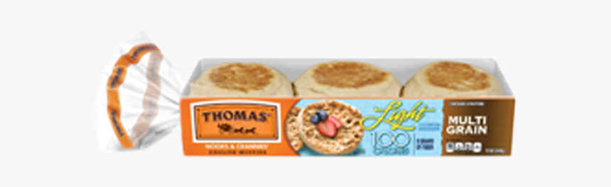 Thomas Light Multi-grain English Muffins Package - Thomas Light Multigrain English Muffin, HD Png Download