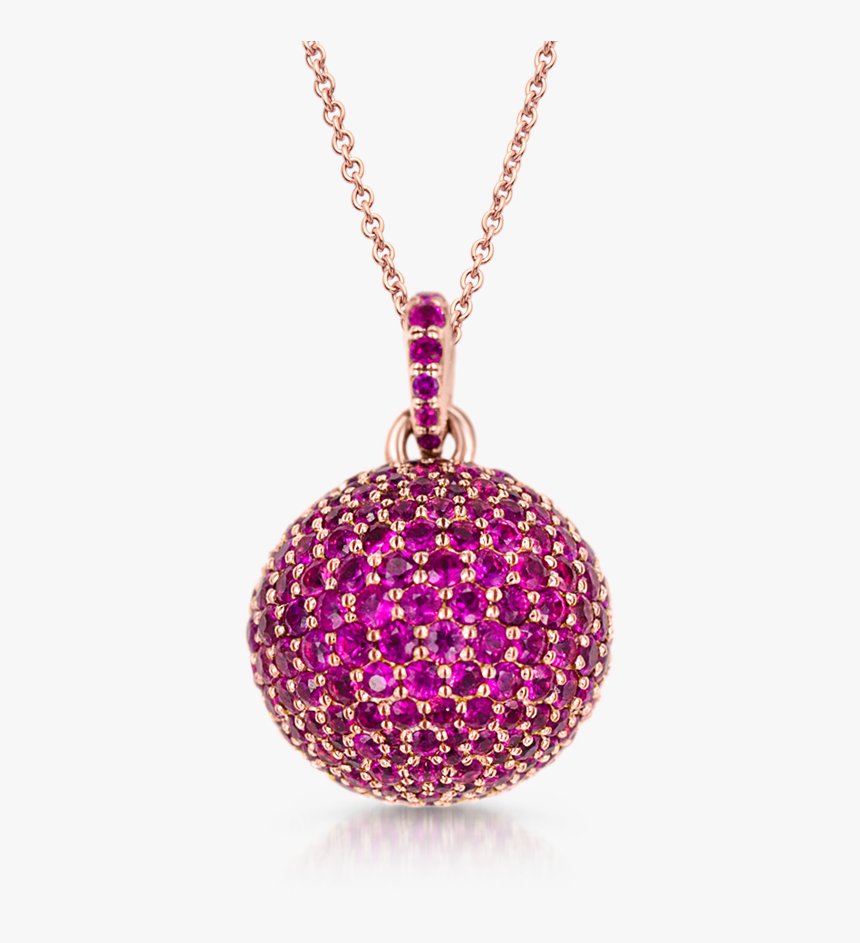 Sphere Pendant With Rubies , Png Download - Locket, Transparent Png