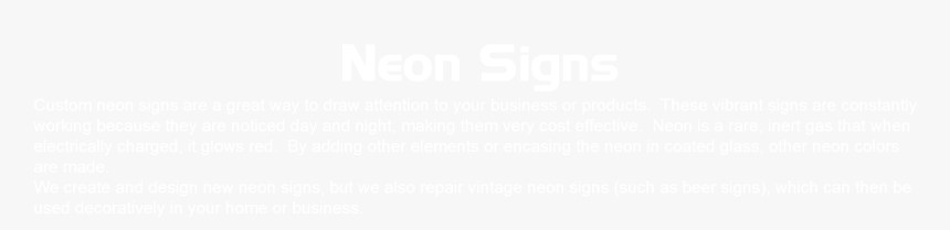 Neon Signs Custom Neon Signs Are A Great Way To Draw - Jhu Logo White, HD Png Download