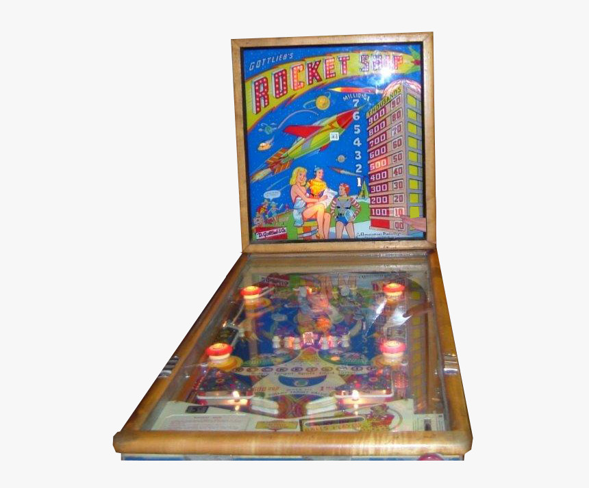 Classic Never Gets Old - Rocket Ship Pinball Machine, HD Png Download