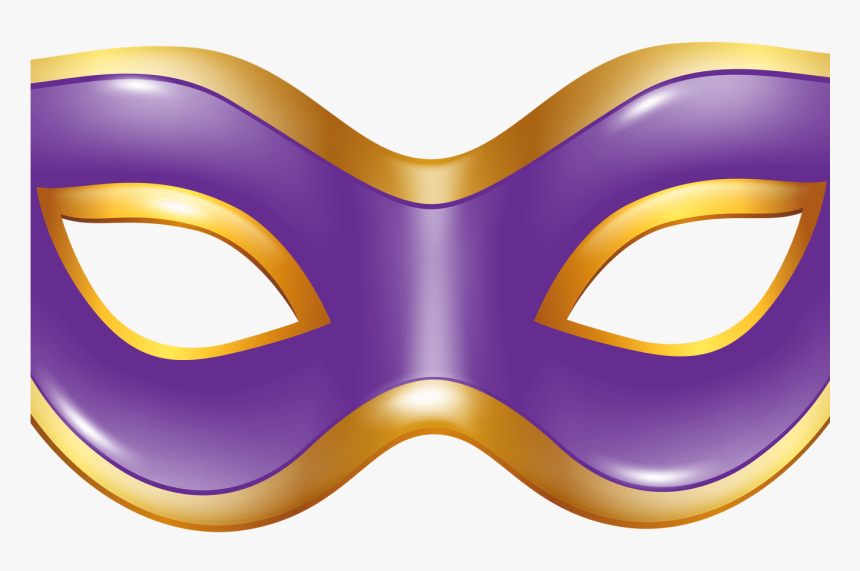 Carnival Mask Purple Transparent Png Clip Art Image, Png Download