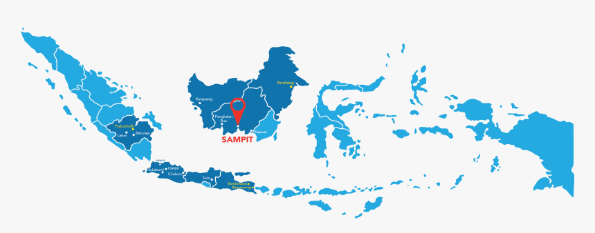 Indonesia Map Vector Png, Transparent Png