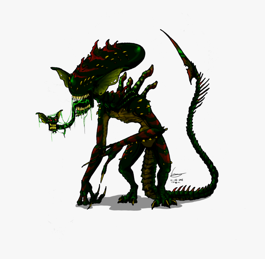 Gremlins Drawing Animal - Gremlins Alien, HD Png Download